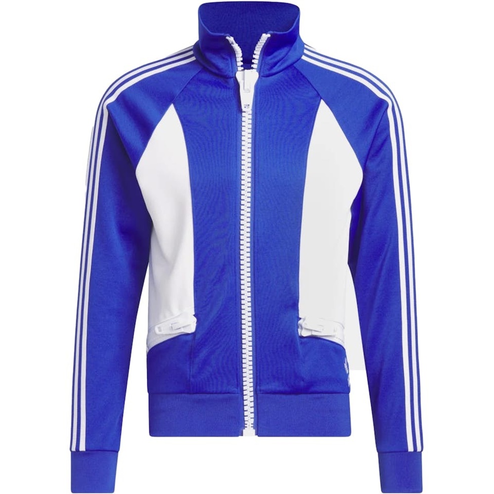 Adidas Blue and White Track Jacket and Pants ( Jeremy Scott ) set size small